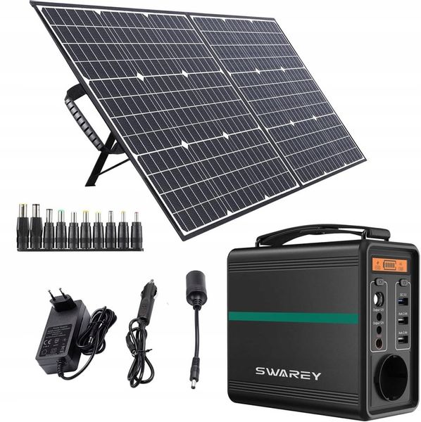 POWER BANK SWAREY GENERATOR SOLAR 52000 mAh Type-c / QC3.0 /USB+100W SOLAR zdjęcie 1