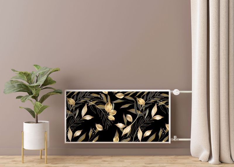 MASKOWNICA Magnetyczna Na Kaloryfer Ozdobne Liście Natura 80cm x 60cm zdjęcie 7