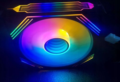 Wentylator RGB Dual LED RING INFINITY MIRROR RAINBOW V3 12cm Molex na Arena.pl