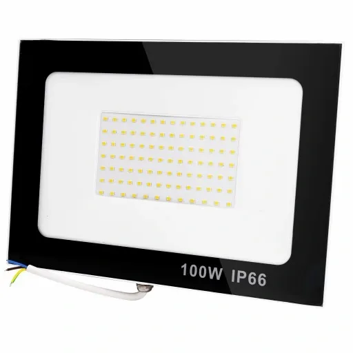 Halogen Reflektor LAMPA ROBOCZA NAŚWIETLACZ WODOODPORNY LED 100W 11000lm zdjęcie 3