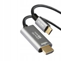 ADAPTER KABEL PRZEJŚCIÓWKA HDMI USB-C THUNDERBOLT MACBOOK PLECIONKA 2M