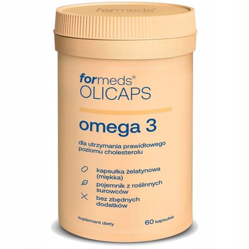 OLICAPS Omega 3 60 kaps. FORMEDS na serce krążenie mózg wzrok olej rybi na Arena.pl