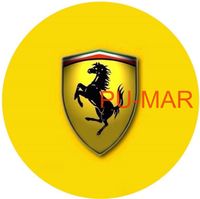 Opłatek na tort Urodziny Ferrari Auto Samochód Logo Bryka Fura Tekst Gratis