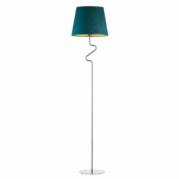 Lampa podłogowa FOGO GOLD stal zieleń zdjęcie 1