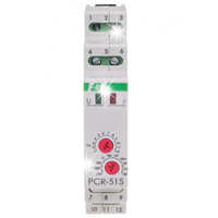 PRZEKAŹNIK CZASOWY REWERSYJNY 0,1S-576H 8A 230VAC 24VAC/DC F&F PCR-515DUO