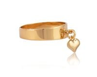Regulowana obrączka z wiszącym serduszkiem z kolekcji Teen Vibe