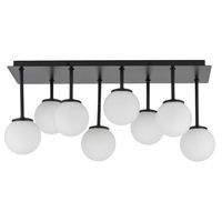 Salonowy plafon mleczne kule Tulia 33497 Sigma molekuły balls biały