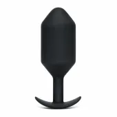 b-vibe snug plug 7 black - anatomiczny model silikonowy 600g