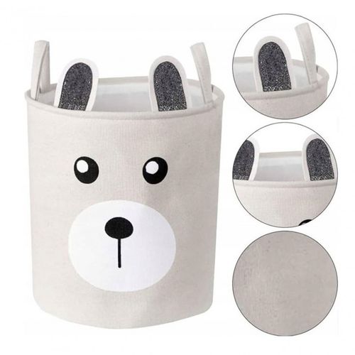 organizer, pojemnik na zabawki, kosz na pranie mis 40 x 33 cm beż 43l na Arena.pl