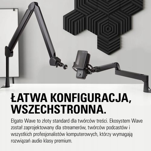 Mikrofon Studyjny Elgato Wave:3 White Pojemnościowy USB-C Stream Dla Graczy na Arena.pl