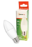 Żarówka LED E27 świecowa 6W 230V barwa ciepła WW WOJ+13061 SPECTRUM LED