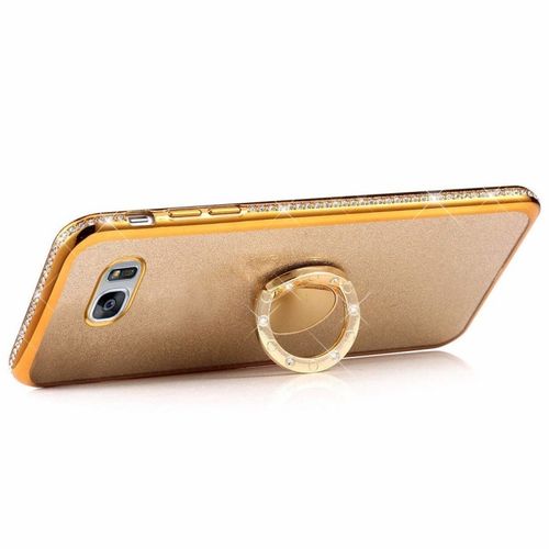 Etui Diamond Ring Glitter Brokat Iphone X Złote na Arena.pl