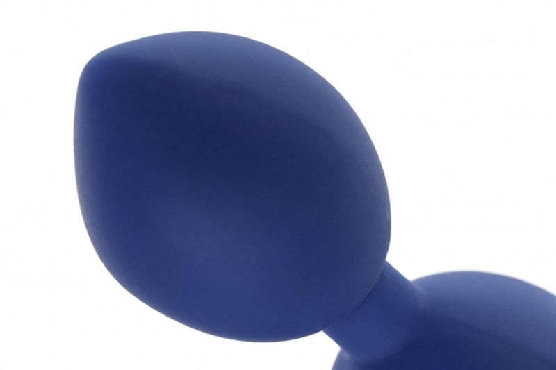 Plug/kulki-Dildo Silic. Triball. Amuse-G. Blue zdjęcie 4
