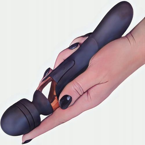 Wibrator Damski 2 Silniki Dwustronny Masażer Łechtaczki dla Pań Par USB na Arena.pl