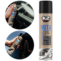 k2 nuta spray pianka do mycia szyb reflektorów lusterek bez smug 600ml