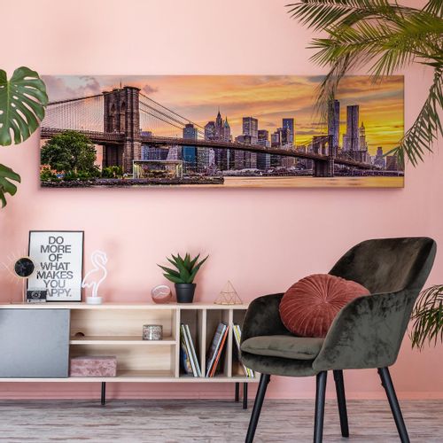 Obraz Canvas Do Biura PANORAMA Nowy York Miasto Most 145cm x 45cm na Arena.pl