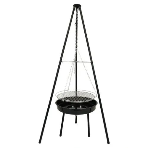 ZESTAW PALENISKO OGRODOWE 2w1 GRILL WĘGLOWY RUSZT + 6x MATA TEFLON BBQ 1000 na Arena.pl