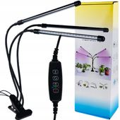 LAMPA LED DO WZROSTU ROŚLIN DOŚWIETLANIA 3 RAMIENNA 60 TIMER + PILOT