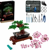 Zestaw Klocki LEGO 10281 Drzewko BONSAI + Narzędzia Ogrodnicze do Bonsai