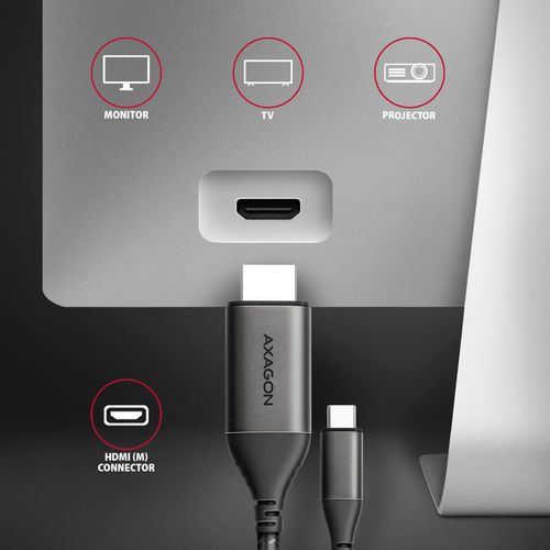 AXAGON | Active converter | USB-C to HDMI | 1.8 m na Arena.pl