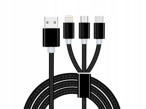 KK21I KABEL ŁADOWARKA 3W1 na Arena.pl