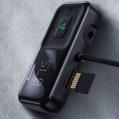 BASEUS TRANSMITER FM BLUETOOTH ŁADOWARKA SAMOCHODOWA 2x USB AUX SD na Arena.pl