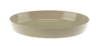 Podstawka plastikowa pod doniczkę CRISTAL 23,8 cm beżowa połysk