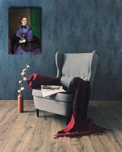 Mademoiselle Sicot, Auguste Renoir - obraz na płótnie 30x40 cm na Arena.pl