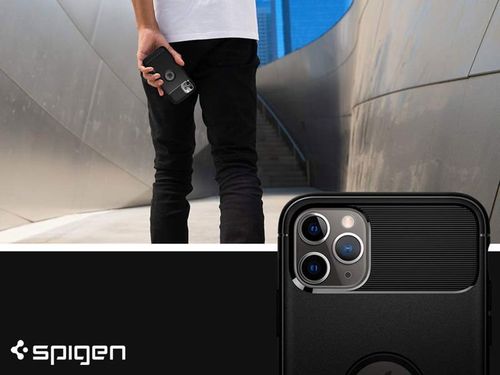 Etui Spigen Rugged Armor do Apple iPhone 11 Pro Matte Black na Arena.pl