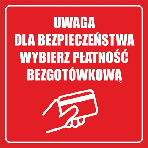 Wejście tylko w masce ochronnej NAKLEJKA na Arena.pl