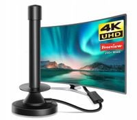 Antena wewnętrzna TV Ultra HD 4K Wzmacniacz
