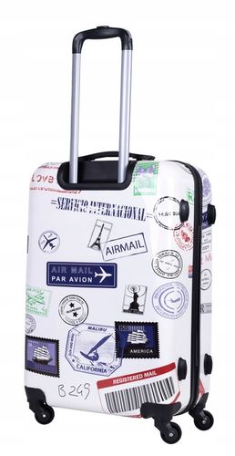 WALIZKA ŚREDNIA PODRÓŻNA KÓŁKA BAGIA 20 X WZÓR XL na Arena.pl