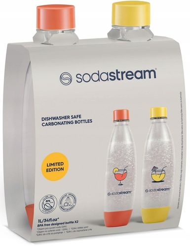 ZESTAW BUTELEK 2x1l DO SATURATORA!!! SodaStream DO ZMYWARKI !!! na Arena.pl