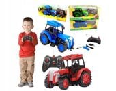 TRAKTOR CIĄGNIK NA AKUMULATOR ZDALNIE STEROWANY NA PILOT RC FARMA AKU