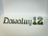 LITERY CYFRY NAPISY LOGO 3D z plexi 12 cm DOWOLNY NAPIS