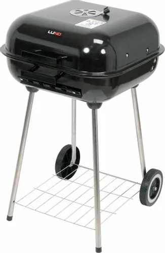 GRIL GRILL OGRODOWY Z POKRYWĄ KOŁAMI BBQ 40X45CM na Arena.pl