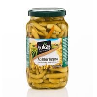 Tukas Ostra Marynowana Zielona Papryka (Turşu) 335g | Pikantna