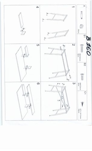 BIURKO B-160 BIAŁY/DĄB na Arena.pl