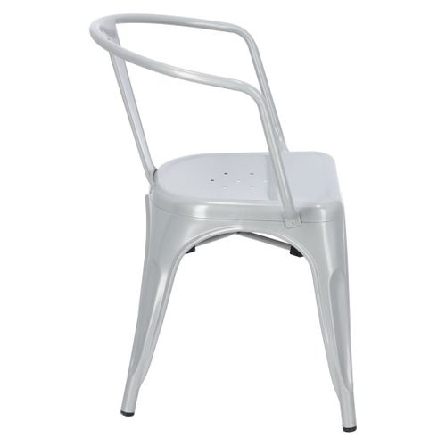 Krzesło Paris Arms szare inspirowane Tolix na Arena.pl