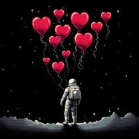 Plakat 70x70cm Astronauta Własnych Celi