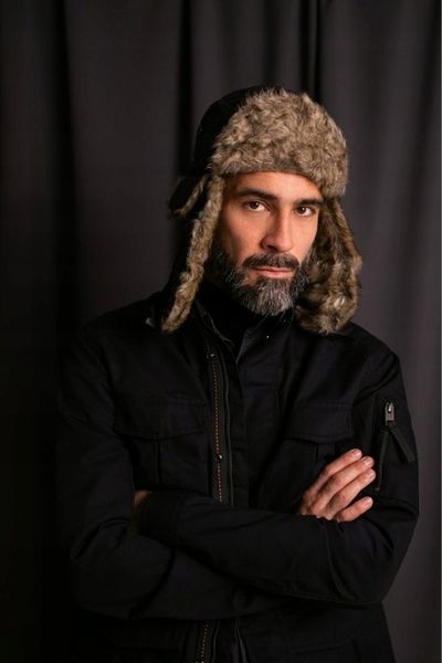 Czapka uszanka Syberia - uszatka chroniąca uszy, pilotka Czarny zdjęcie 9