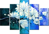 105CM 150CM OBRAZ 5 ELEM KWIECISTA GAŁĄŹ DRUK