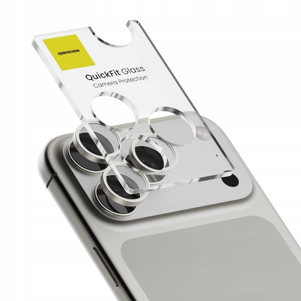 Spacecase Quickfit Camera Iphone 17 Pro / 17 Pro Max Silver zdjęcie 2