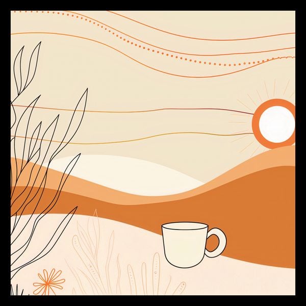 Plakat 40x40cm Ranna Pora zdjęcie 2