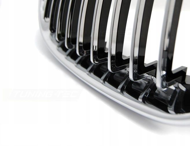 GRILL NERKI BMW E60/E61 03-10 CHROME zdjęcie 3
