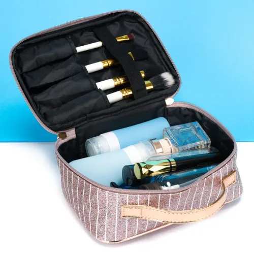 pojemna kosmetyczka damska na suwak - peterson na Arena.pl