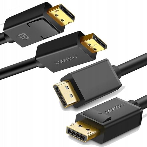 Kabel DisplayPort 1.2 SZYBKI KABEL PRZEWÓD WYTRZYMAŁY 3D 4K 60Hz 2m UGREEN na Arena.pl