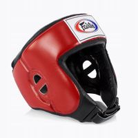 Kask ochronny Fairtex Muay Thai & Kickboxing Competition red XL