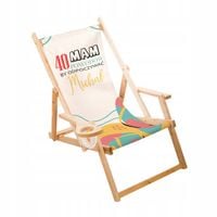Leżak, prezent personalizowany na urodziny 40, 50, 60, 70, 80, 90... LP123
