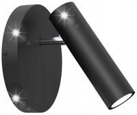 KINKIET LAMPA ŚCIENNA LUMINEX AXION 4445 RUCHOMY KLOSZ CZARNY